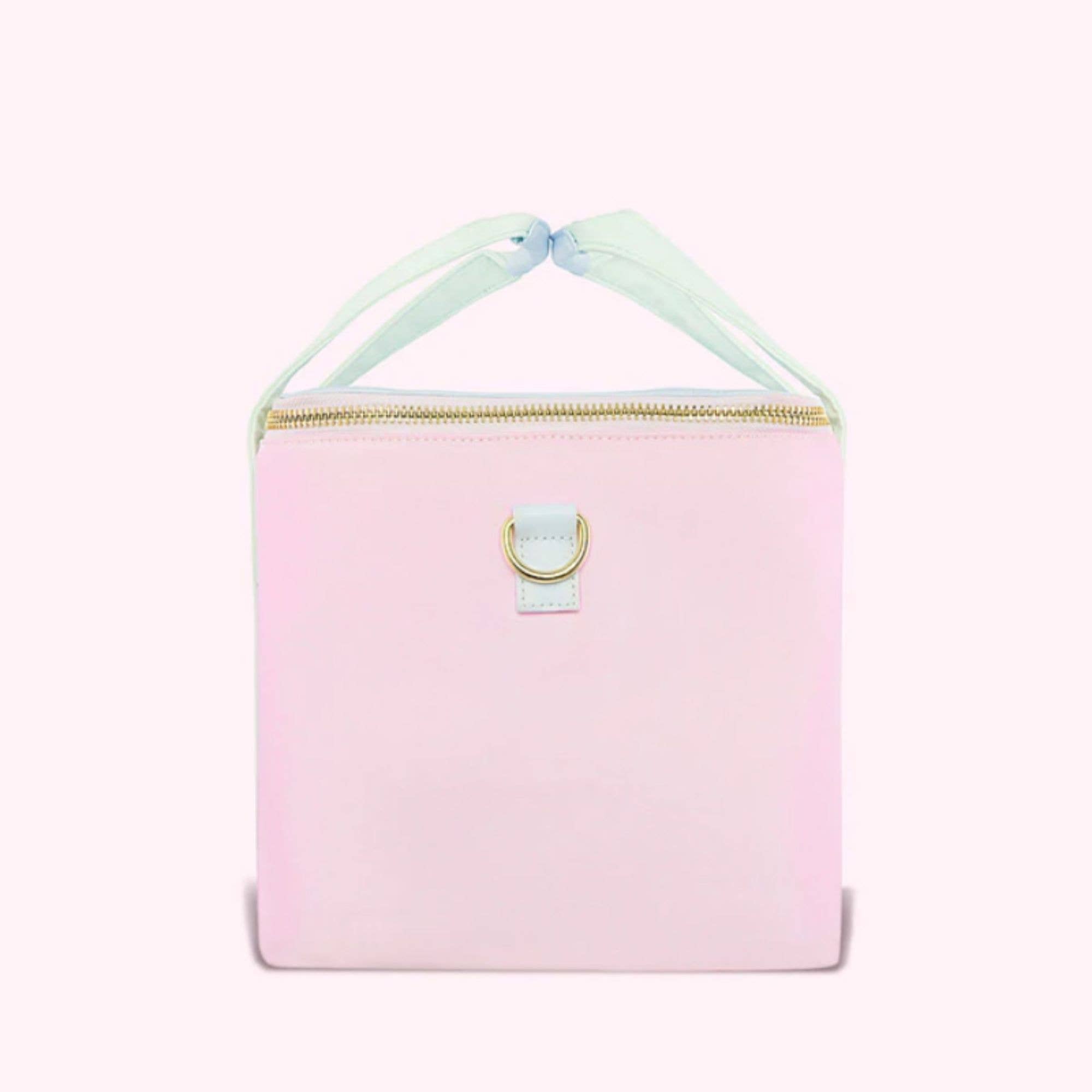 Monogrammable Blank Cooler Tote Bag Embroidery Blank Lunch