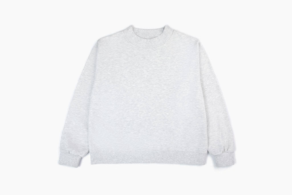 The Original Mockneck - Heather Grey: Large